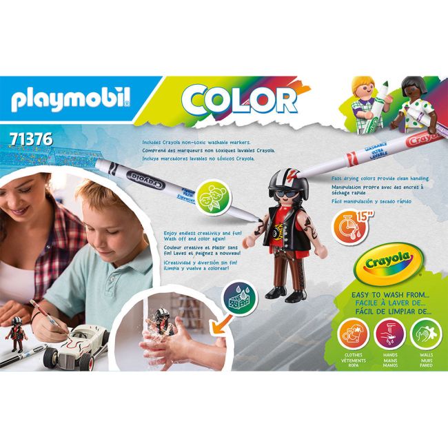 Playmobil - Playmobil Color Masinuta De Curse ARTPM71376