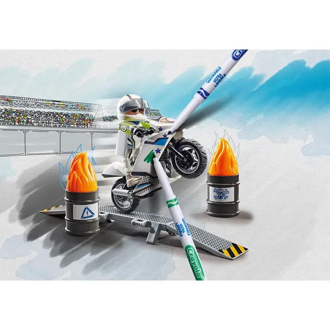 Playmobil - Playmobil Color Motocicleta ARTPM71377