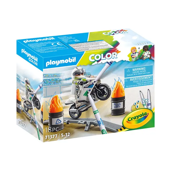 Playmobil - Playmobil Color Motocicleta ARTPM71377