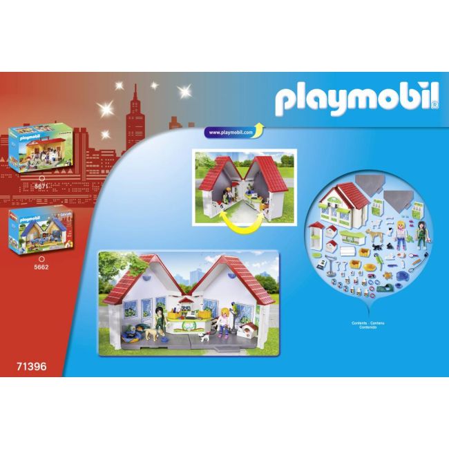 Playmobil - Set portabil clinica veterinara ARTPM71396