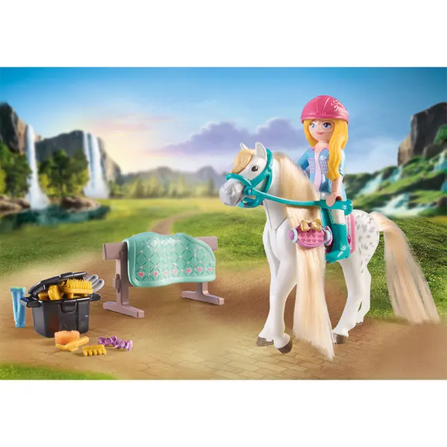 Playmobil - Spalatorie Cu Isabella Si Calutul Lioness ARTPM71354