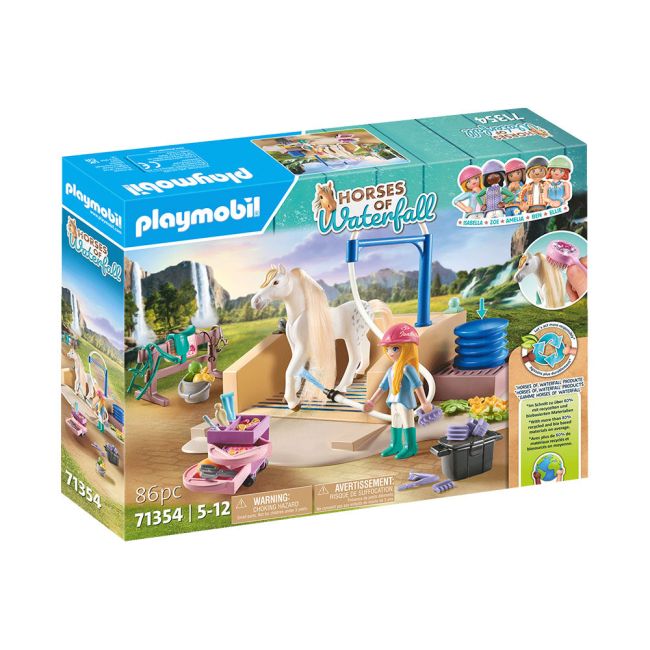 Playmobil - Spalatorie Cu Isabella Si Calutul Lioness ARTPM71354