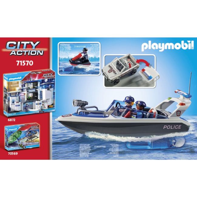 Playmobil - Urmarirea politiei pe apa ARTPM71570