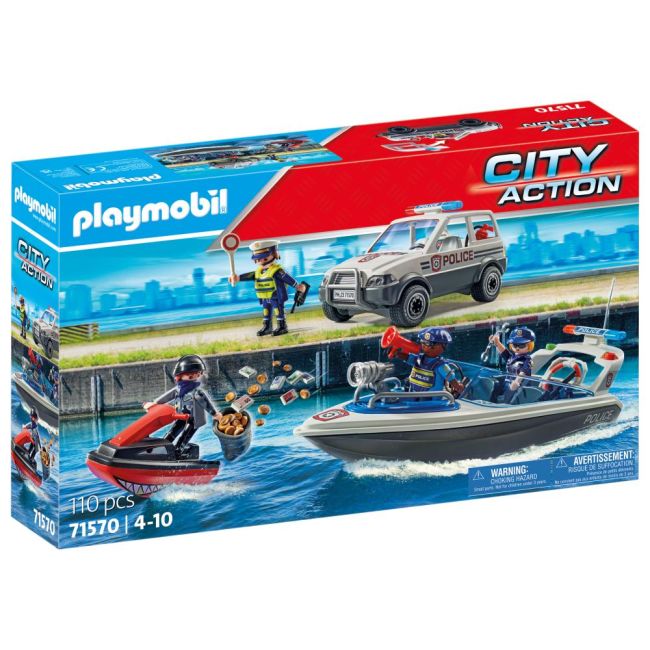 Playmobil - Urmarirea politiei pe apa ARTPM71570