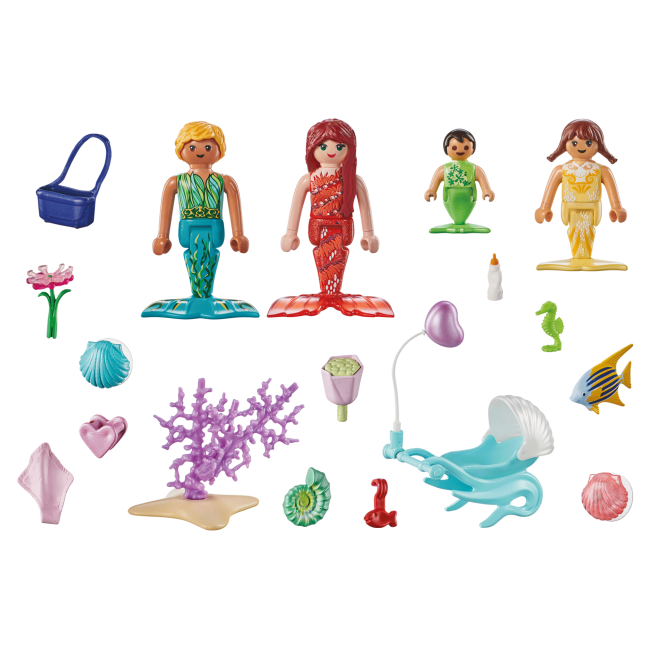Playmobil-FAMILIA SIRENELOR ARTPM71469