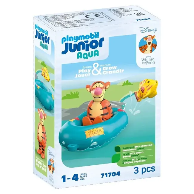 Playmobil Junior Disney plimbare cu barca gonflabila a lui Tigger ARTPM71704