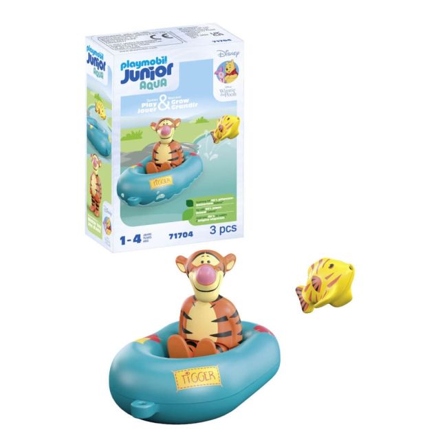 Playmobil Junior Disney plimbare cu barca gonflabila a lui Tigger ARTPM71704
