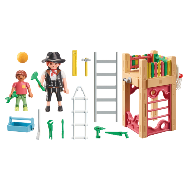 Playmobil-TAMPLAR LA LUCRU ARTPM71475