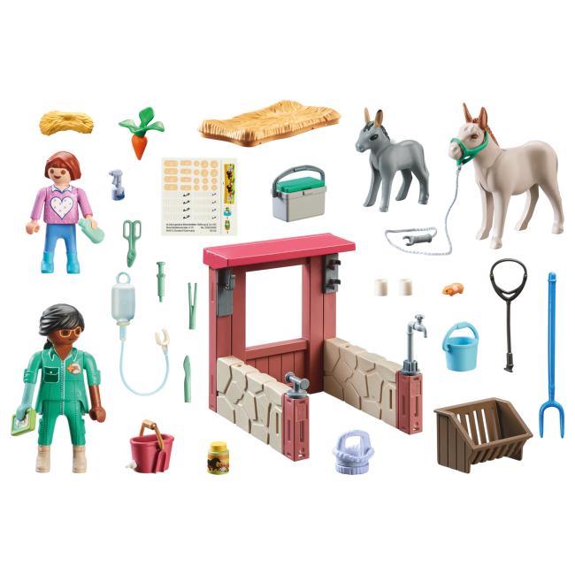 Playmobil-VETERINAR IN CURTEA FERMEI ARTPM71471
