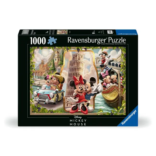 Ravensburger - Puzzle Mickey si Minnie in vacanta 1000 piese design nou ARTRVSPA00498