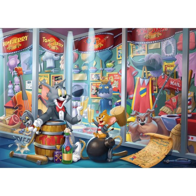 Ravensburger - Puzzle Tom si Jerry 1000 piese design nou ARTRVSPA00408