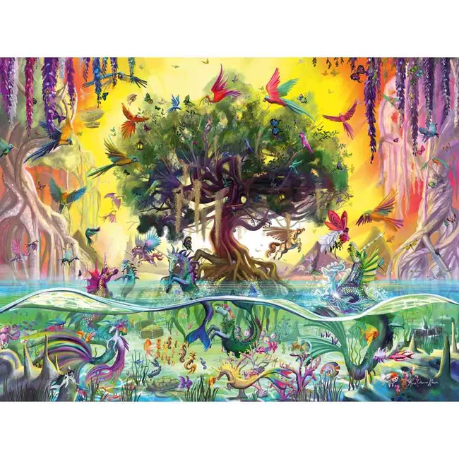 Ravensburger - Puzzle animale basm 1500 piese ARTRVSPA00798