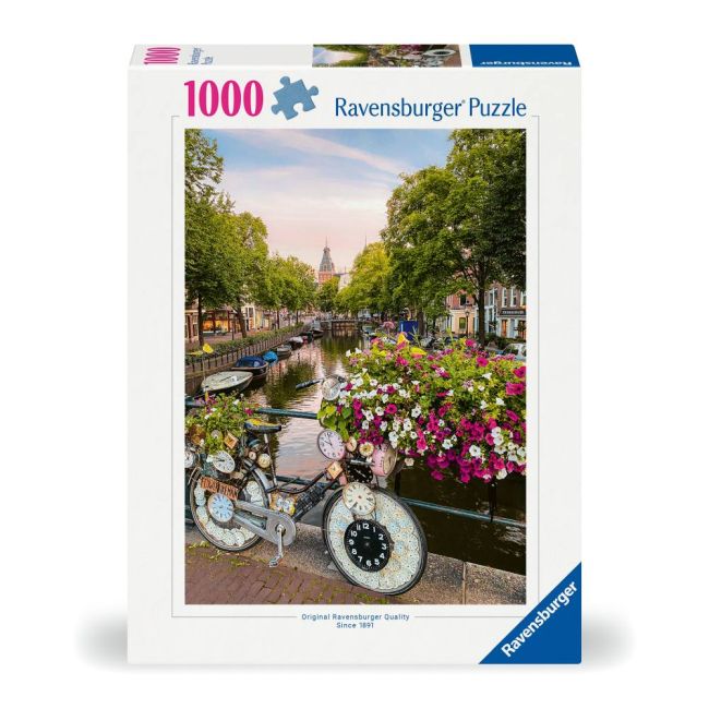Ravensburger - Puzzle bicicleta in Amsterdam 1000 piese ARTRVSPA00780