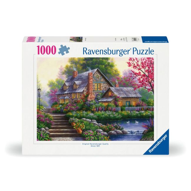 Ravensburger - Puzzle cabana romantica 1000 piese design nou ARTRVSPA00464