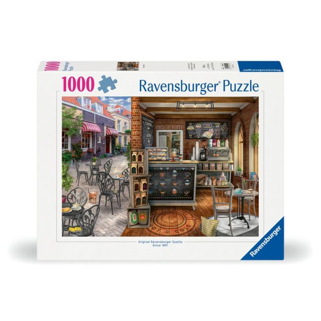 Ravensburger - Puzzle cafenea pitoreasca 1000 piese design nou ARTRVSPA00541