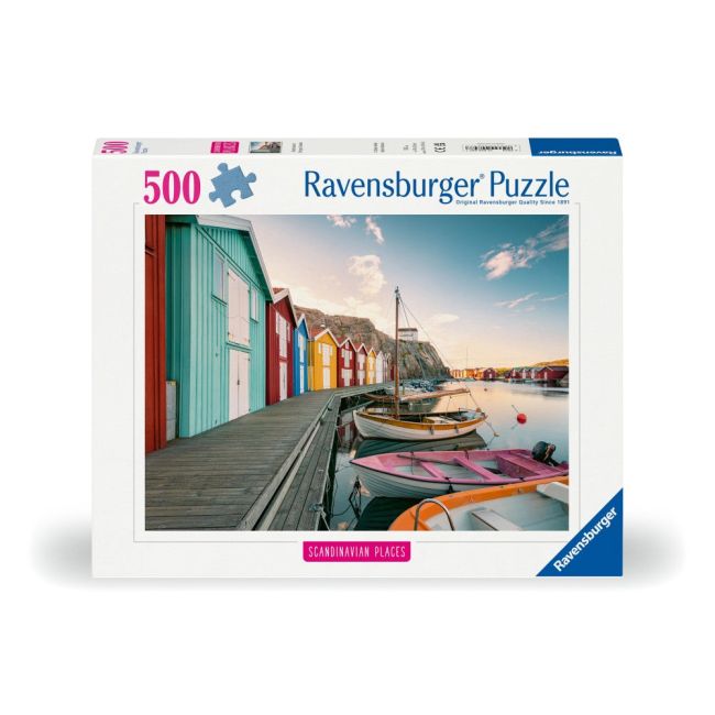 Ravensburger - Puzzle casute de barci 500 piese ARTRVSPA00847
