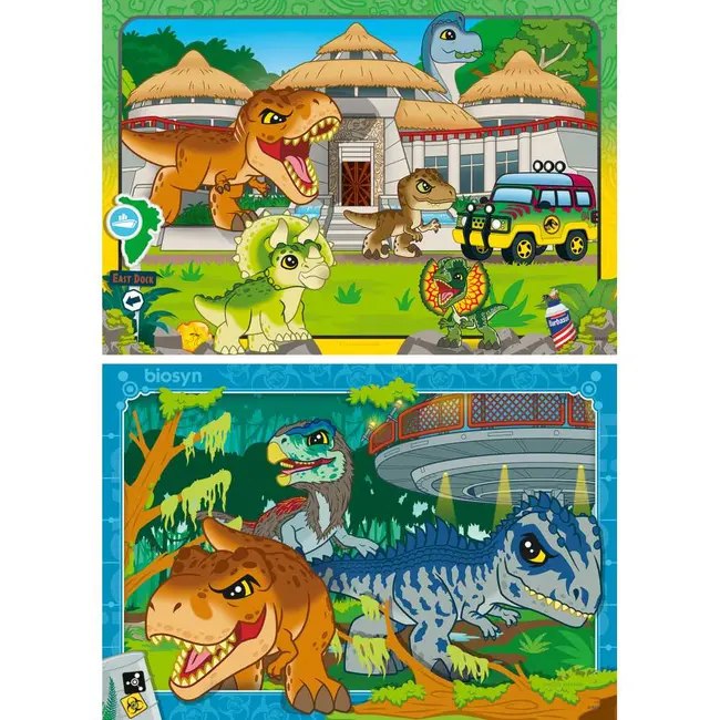 Ravensburger - Puzzle exploratori Jurassic World 2x24 piese ARTRVSPC01057