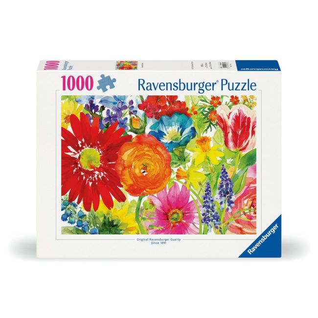 Ravensburger - Puzzle flori abundente 1000 piese design nou ARTRVSPA00671