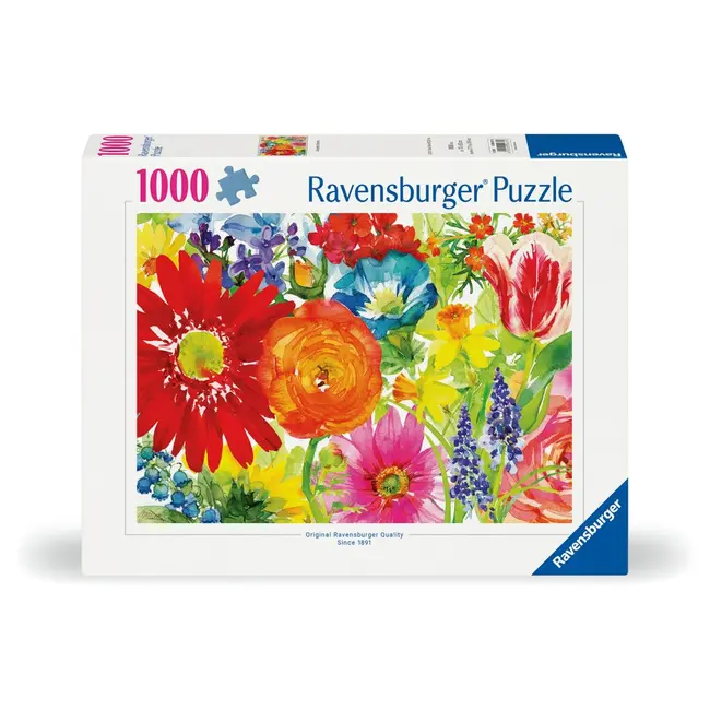 Ravensburger - Puzzle flori abundente 1000 piese design nou ARTRVSPA00671