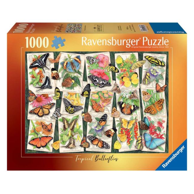 Ravensburger - Puzzle fluturi tropicali 1000 piese ARTRVSPA01084