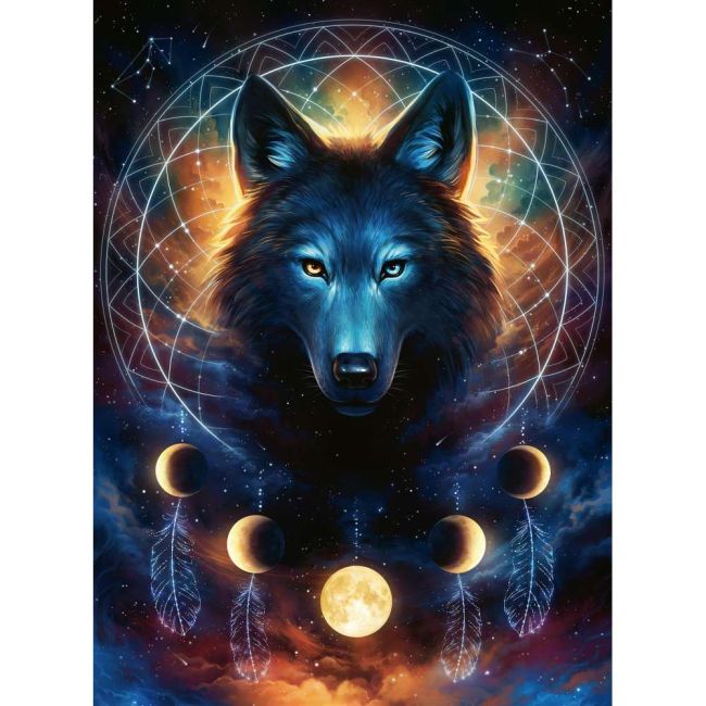 Ravensburger - Puzzle lup 500 piese lumineaza in intuneric design nou ARTRVSPA00442