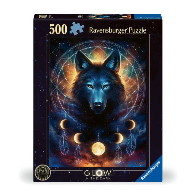 Ravensburger - Puzzle lup 500 piese lumineaza in intuneric design nou ARTRVSPA00442