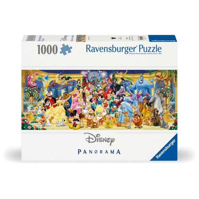 Ravensburger - Puzzle panorama personaje Disney 1000 piese design nou ARTRVSPA00444