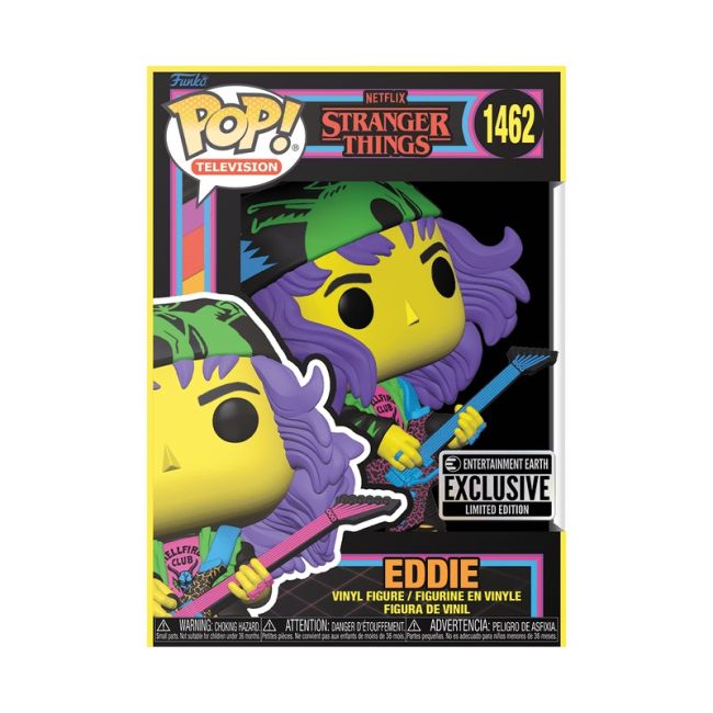 Funko POP TV: ST S4- Hunter Eddie w/Guitar??(BLKLT) BKF74604