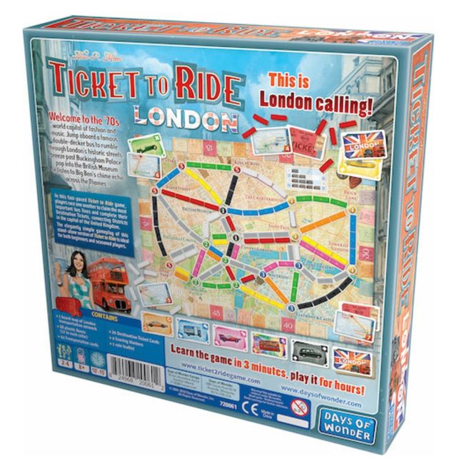 Joc de societate Ticket To Ride Londra, limba engleza BKF720061