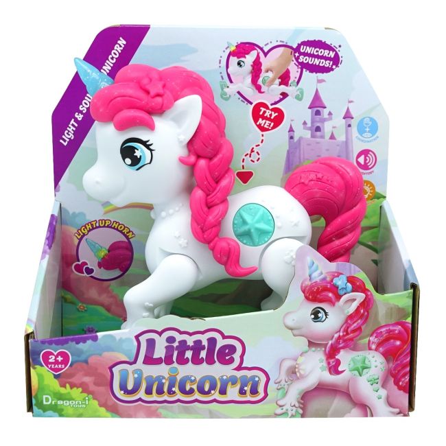 Mighty Megasaur - Unicorn Junior cu lumini si sunete, diverse culori BKF16970