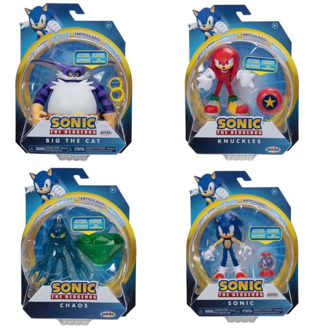 Nintendo Sonic - Figurina articulata 10 cm, diverse personaje, S11 BKF416774