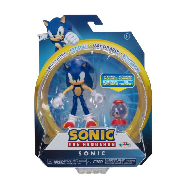 Nintendo Sonic - Figurina articulata 10 cm, diverse personaje, S11 BKF416774