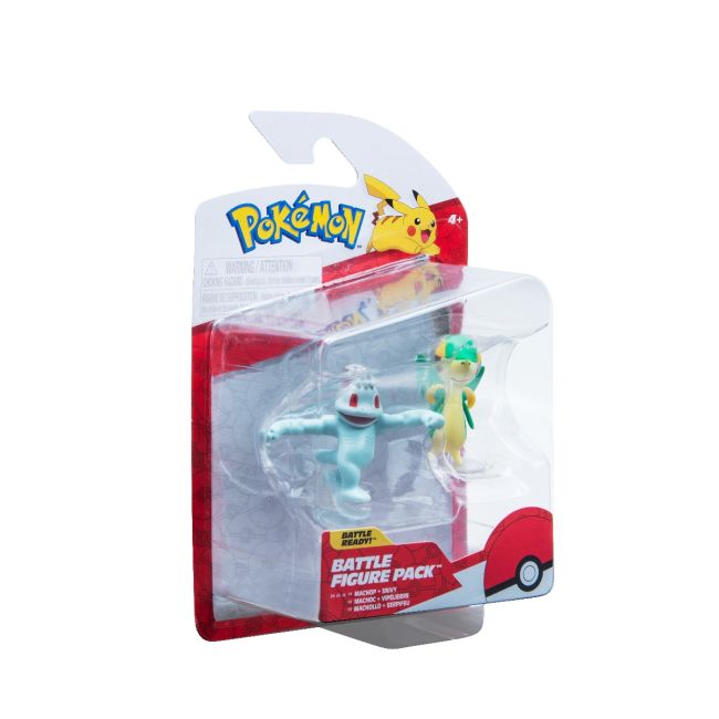 Pokemon - Set 2 figurine de actiune, (Machop & Snivy) S14 BKFPKW3002