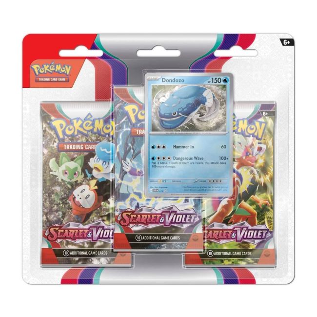 Pokemon TCG: SV01 - 3 Blister Booster BKFPCI85328