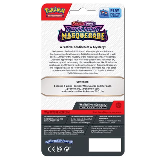 Pokemon TCG: SV06 - Checklane Blister BKFPCI85787