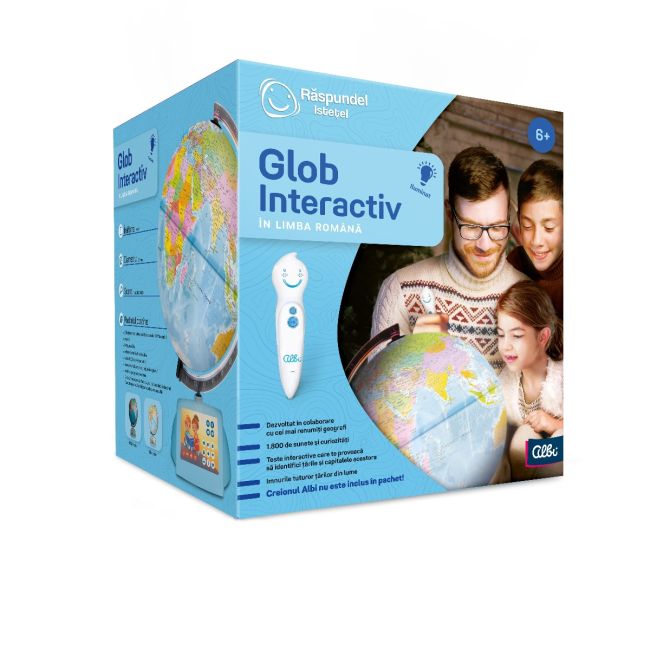 Raspundel Istetel, Glob interactiv in limba romana, versiune noua BKF90296