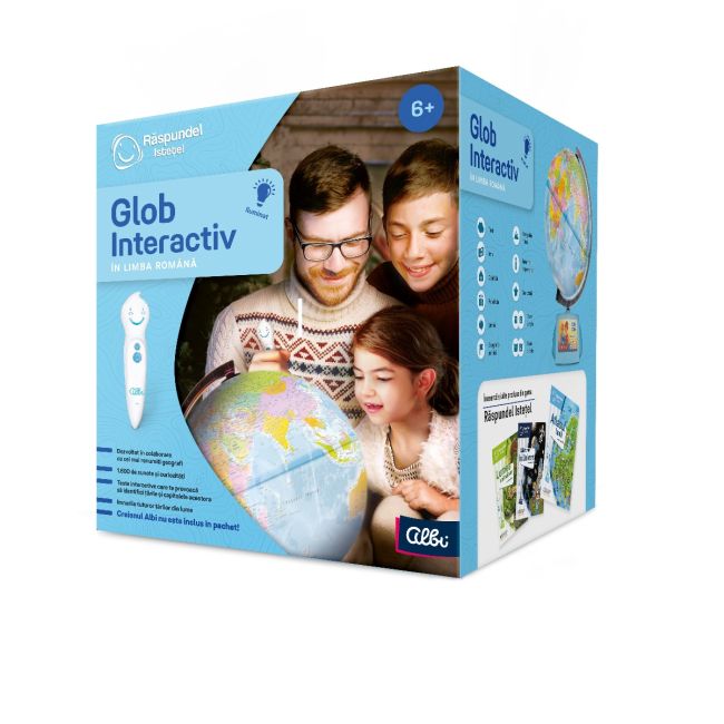 Raspundel Istetel, Glob interactiv in limba romana, versiune noua BKF90296