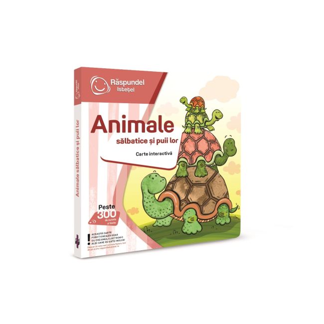 Raspundel Istetel, carte Animale salbatice si puii lor BKF63119