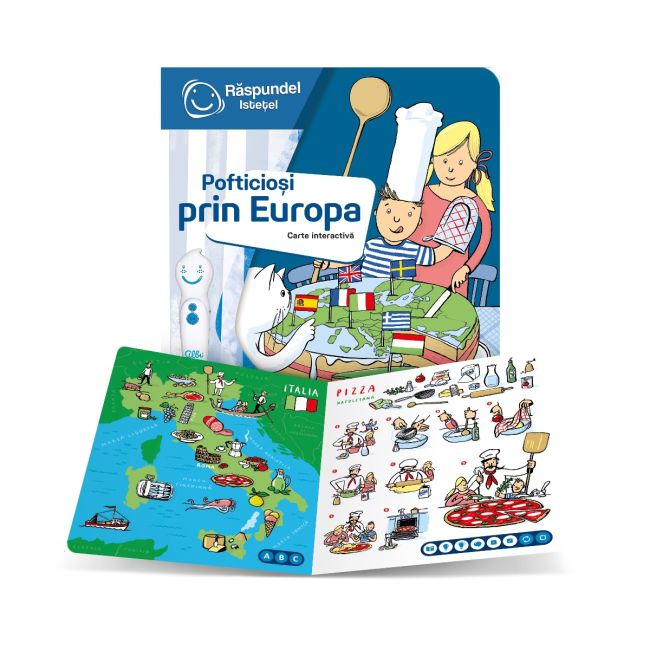 Raspundel Istetel, carte Pofticiosi prin Europa BKF63359