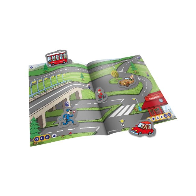Raspundel Istetel, carte cu autocolante, Mijloace de transport BKF63121