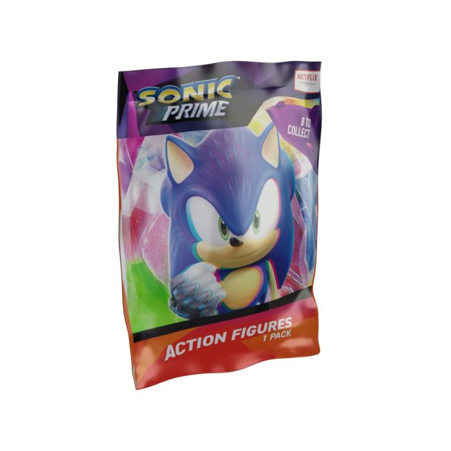 Sonic Prime - Figurina ascunsa articulata in folie BKFSON6005
