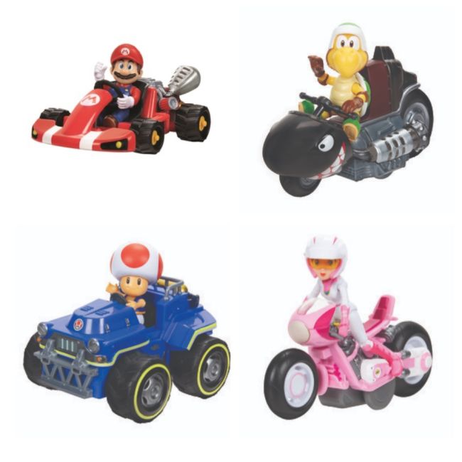 Super Mario Bros Movie - Figurina cu Kart, 6cm, diverse modele BKF417214