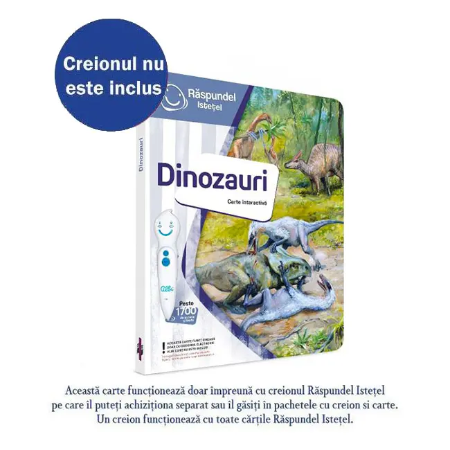 Raspundel Istetel, carte Dinozauri BKF19587