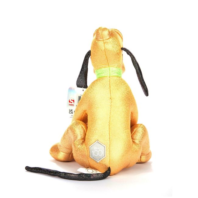 Disney 100 - Plus cu sclipici si sunete, Pluto, 28 cm BKFD100-9400-1-FO