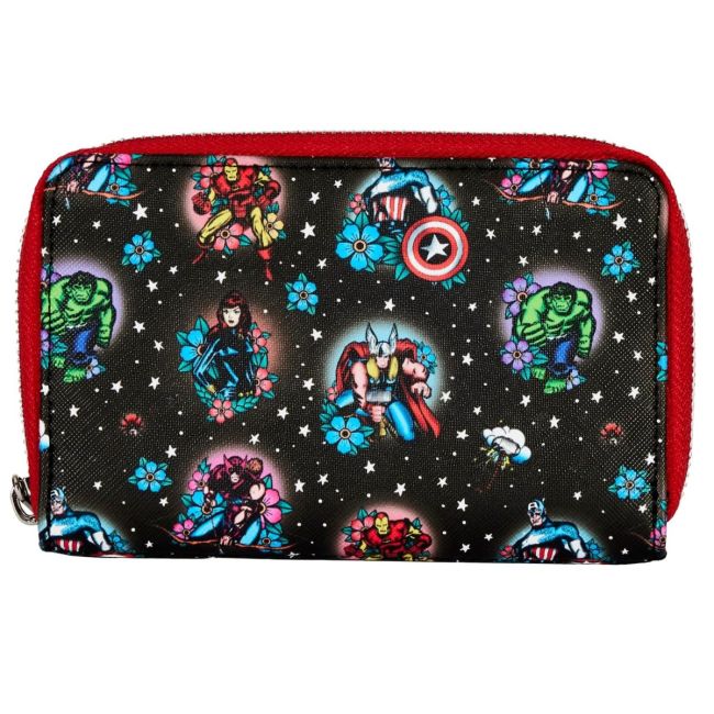 Funko LF: Marvel Avengers Tattoo Zip Around Wallet BKFMVWA0163
