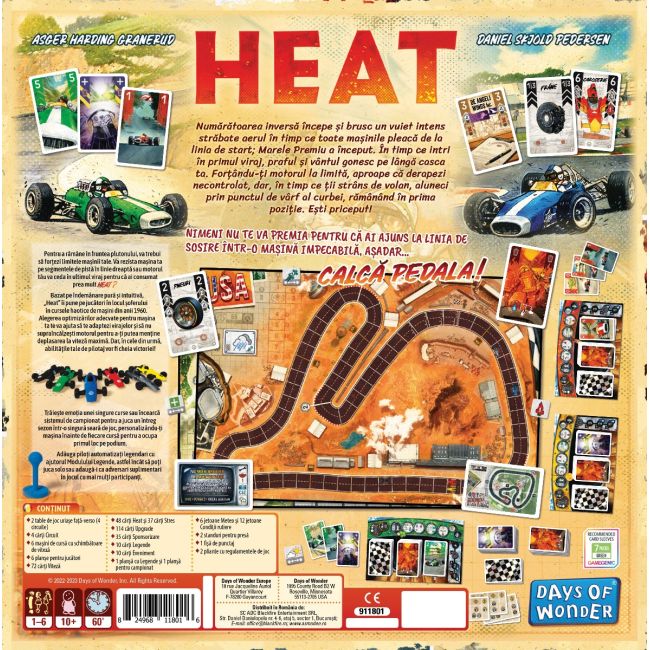 Joc de societate Heat: Pedal to the metal, limba romana BKF911801