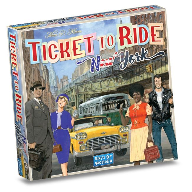 Joc de societate Ticket To Ride New York, limba engleza BKF720060