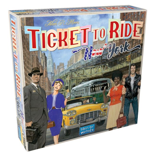 Joc de societate Ticket To Ride New York, limba engleza BKF720060