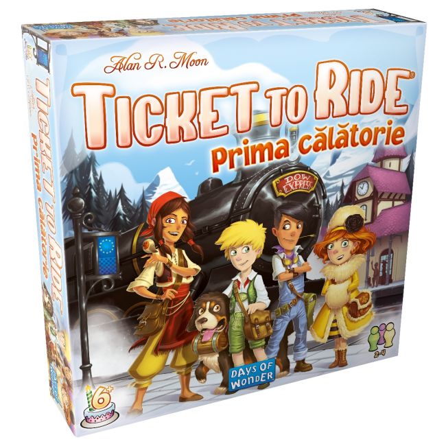 Joc de societate Ticket To Ride Prima Calatorie, limba romana BKF721827