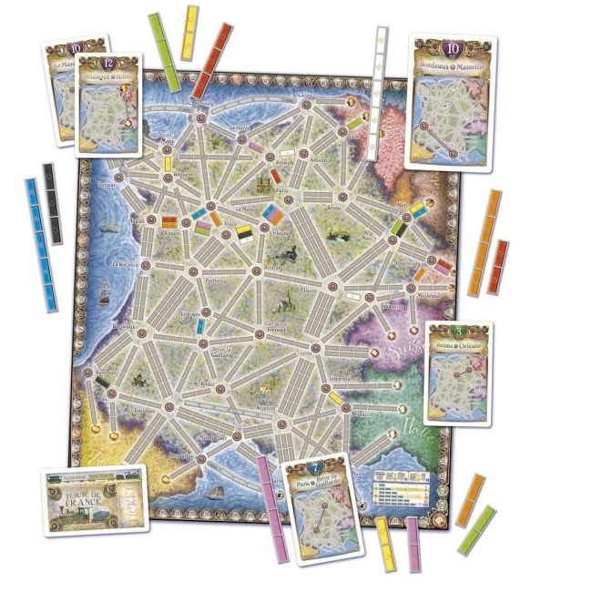 Joc de societate Ticket to Ride Map Collection France & Old West, extensie, limba engleza BKF720128